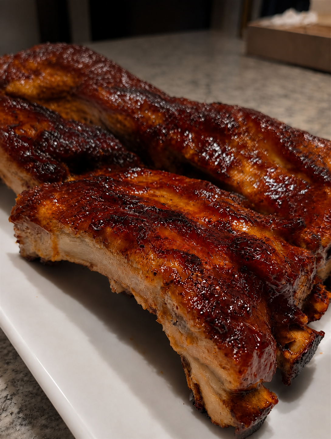 Ribs de cerdo a la barbacoa — Granja Porcina